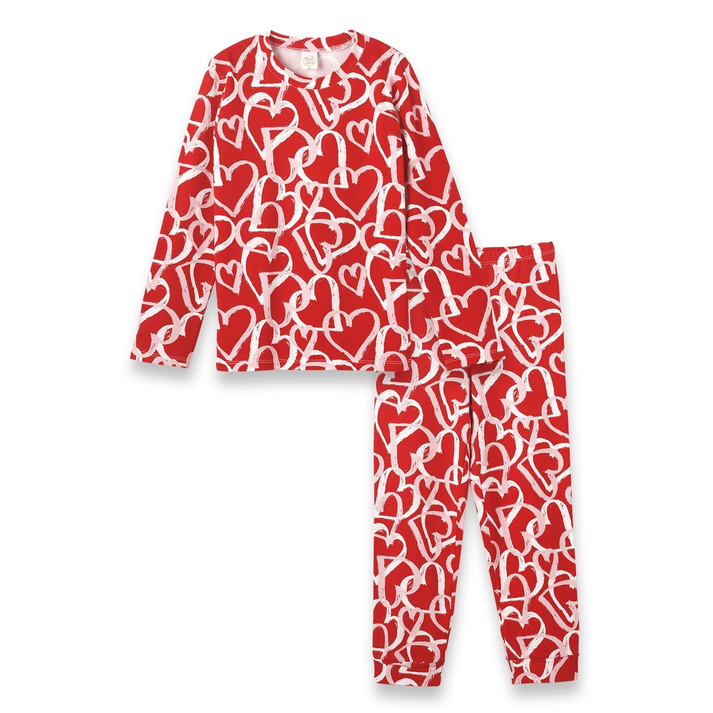 Happy Hearts Bamboo Pajama Set