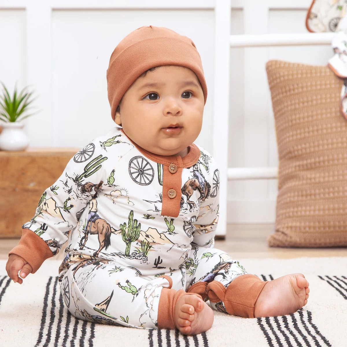 On The Range Cowboy Romper