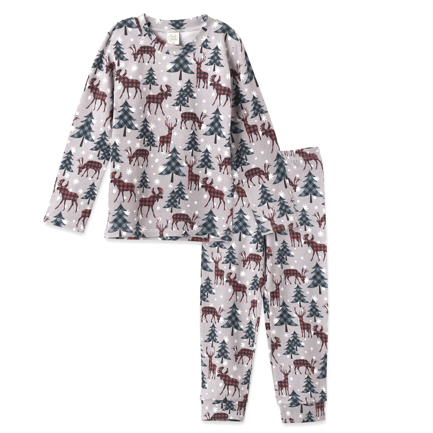 Nordic Pines Kids Bamboo Pajama Set - Family Matching
