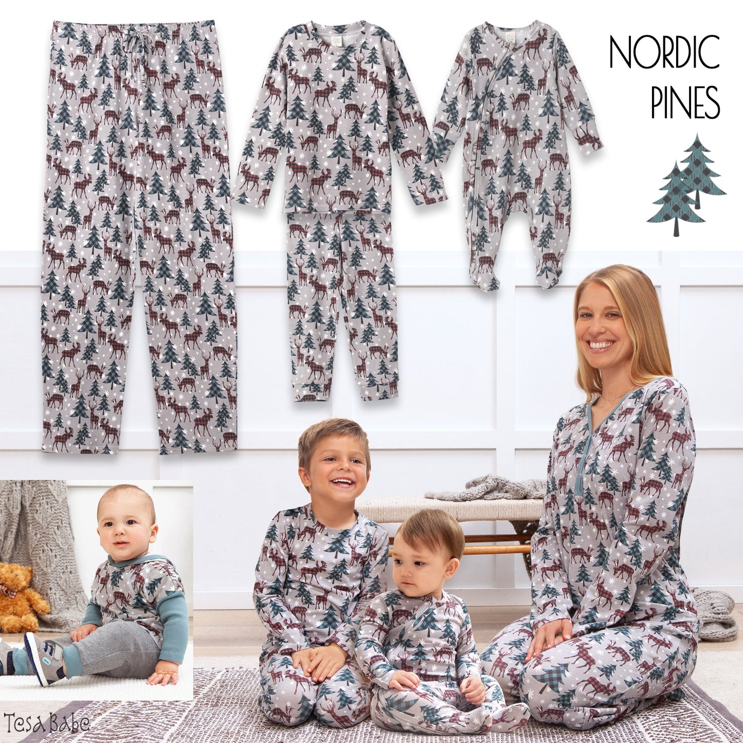 Nordic Pines Bamboo Adult Pajama Pants