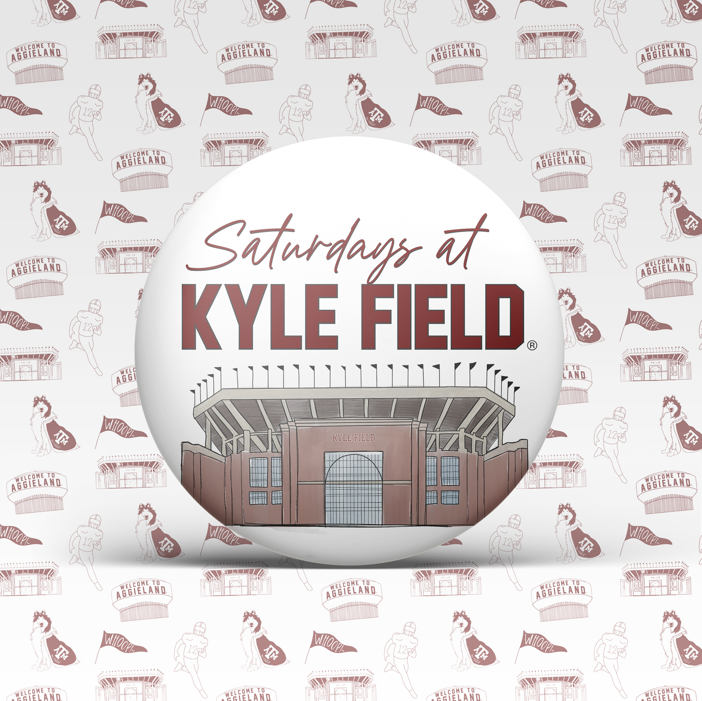 Saturdays at Kyle Field Button