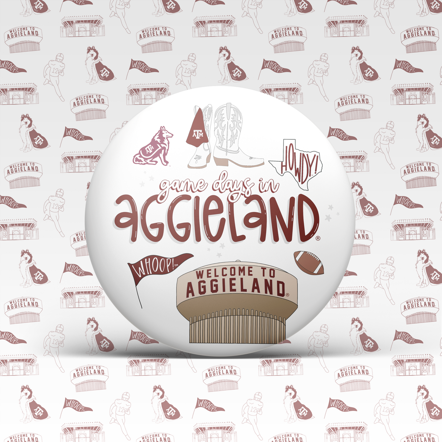 Game Days In Aggieland Button