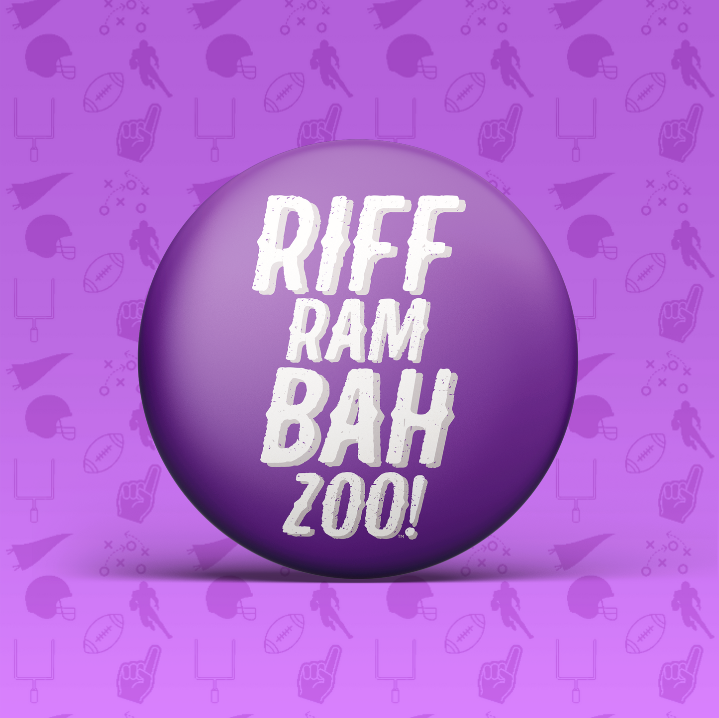 Riff Ram Bah Zoo Button