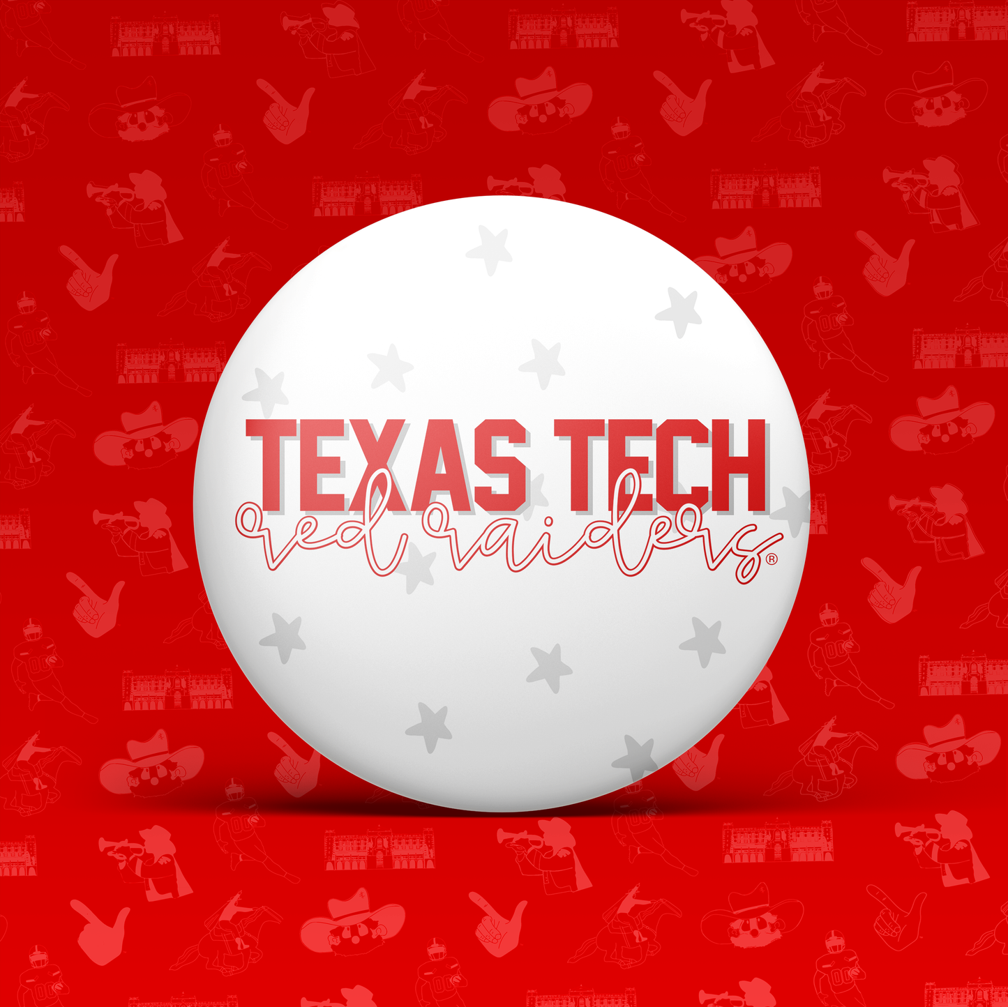 Texas Tech Red Raiders Button