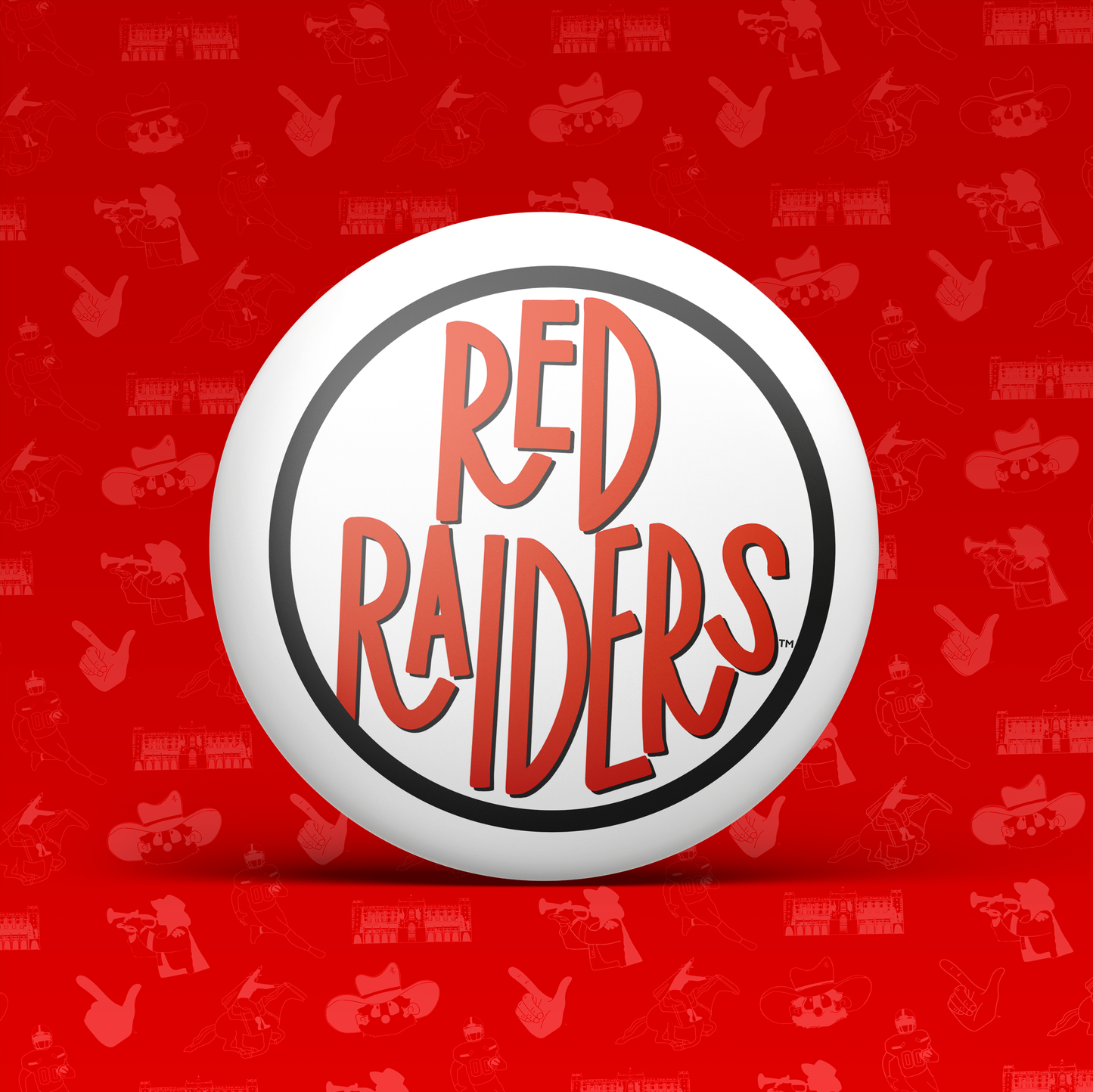 Red Raiders Button