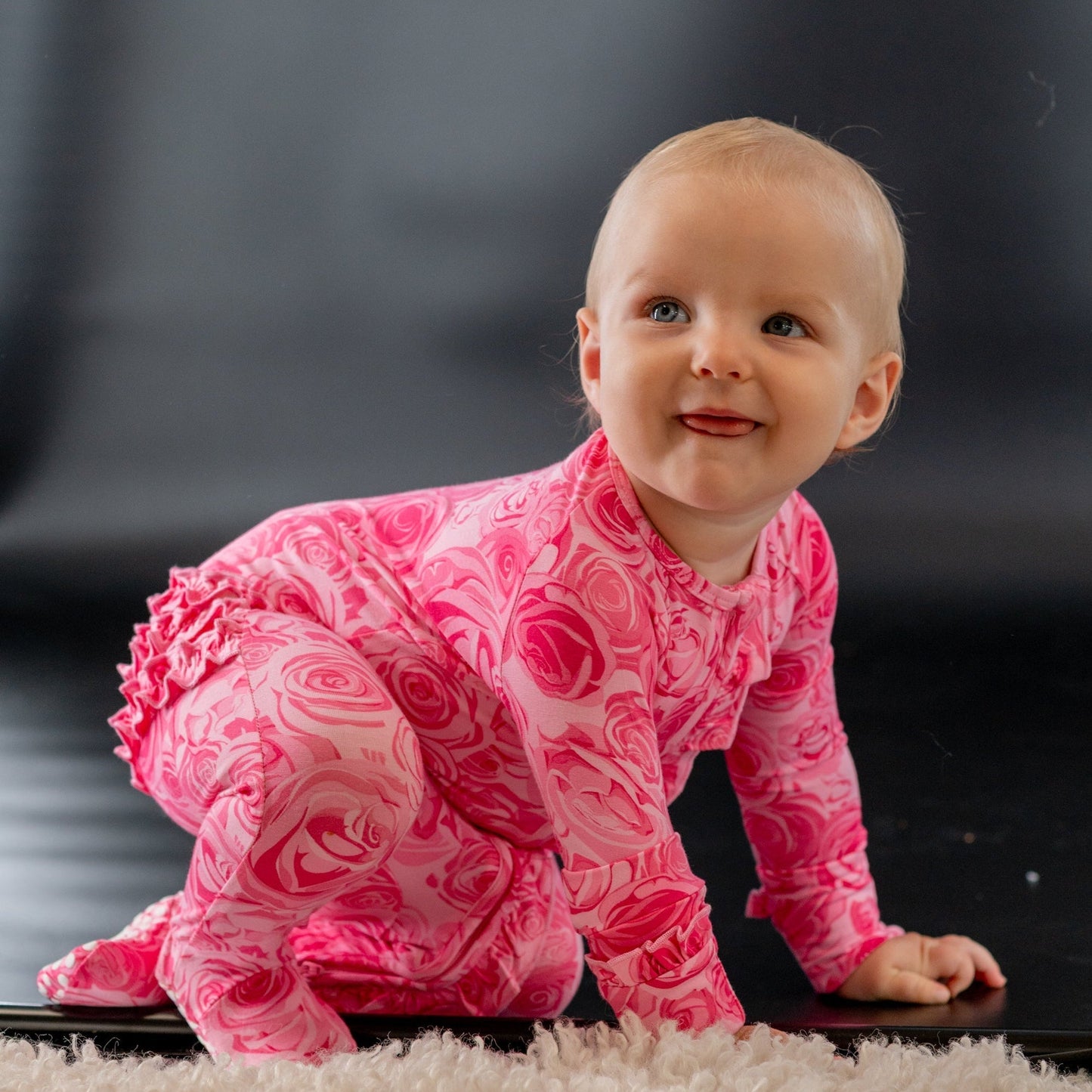 This Must Be Love Ruffle Footie