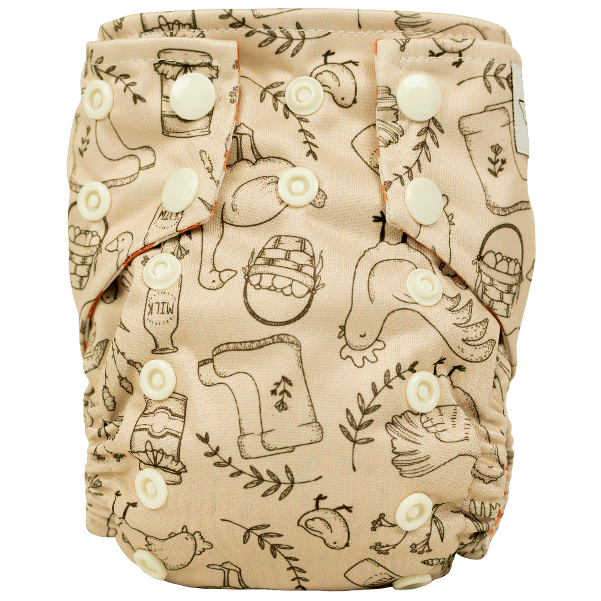 Tiny Tushies Newborn All-In-One Reusable Modern Cloth Diaper