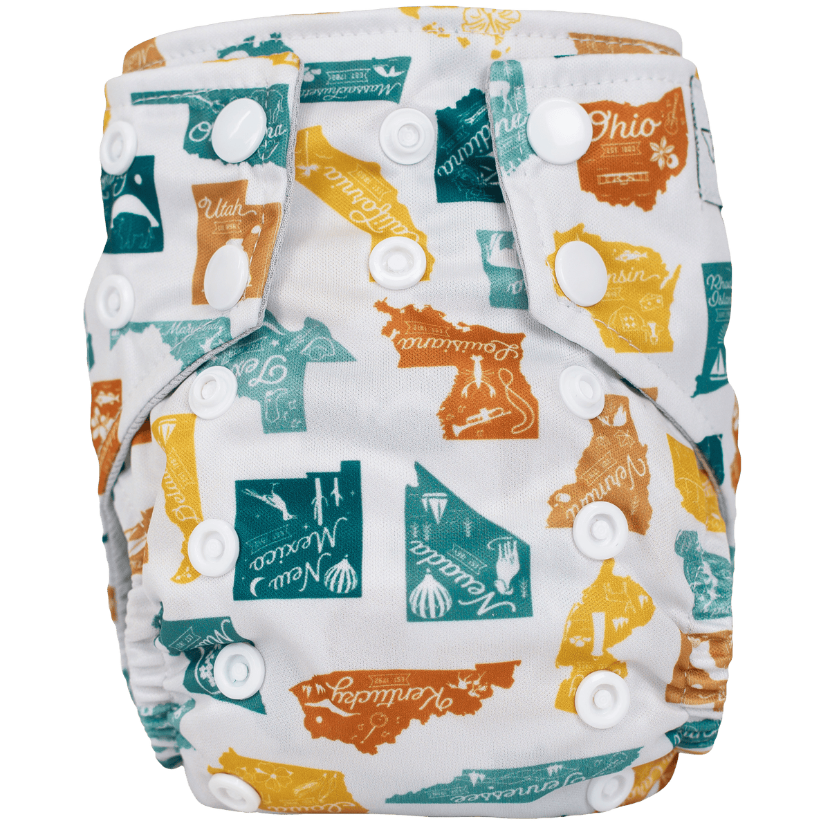 Tiny Tushies Newborn All-In-One Reusable Modern Cloth Diaper