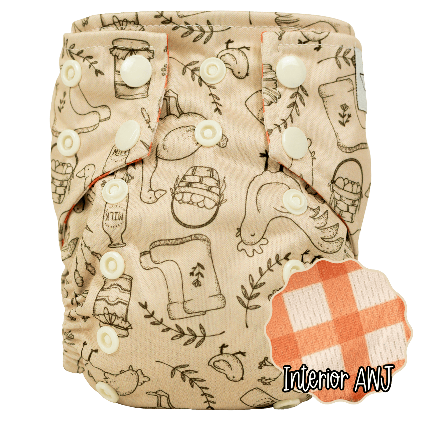 Tiny Tushies Newborn AIO Cloth Diaper