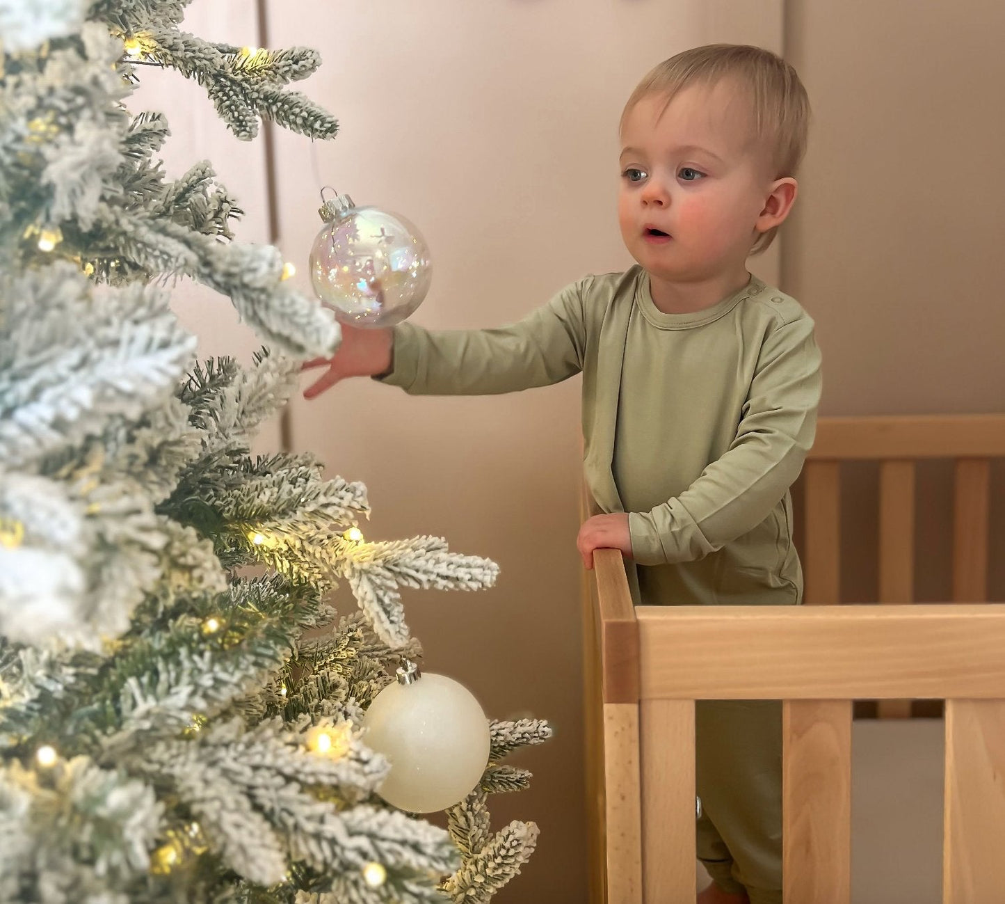 Toddler Pajama Set in Sage