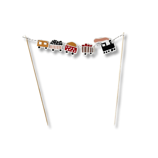 Train Cake Banner