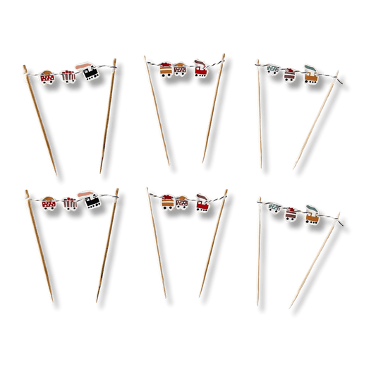 Train Cupcake Toppers (6pcs)