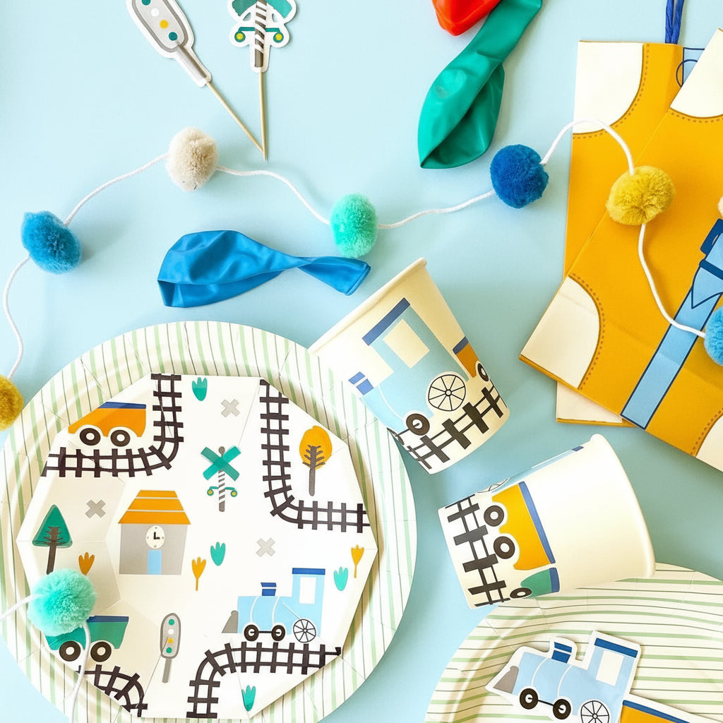 Steam Train Party Bags (Set of 8)