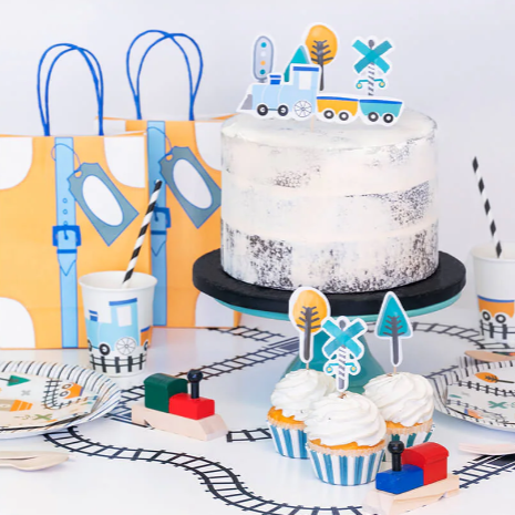 Steam Train Party Cups (Set of 8)