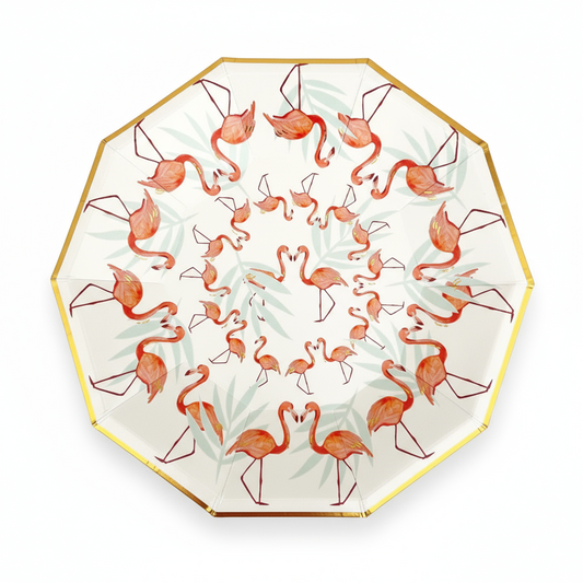 Flamingo Small Plates (Set of 8)
