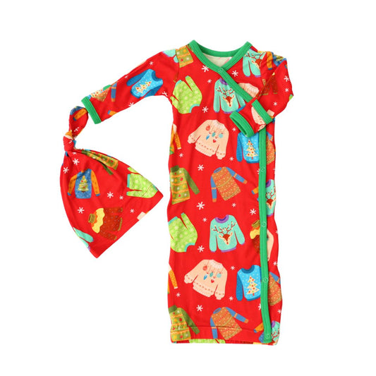 Ugly Sweater Gown & Hat