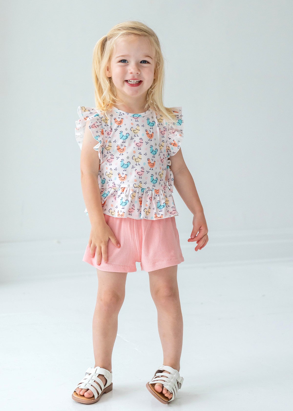 CHEERFUL CHICKS 2PC SET