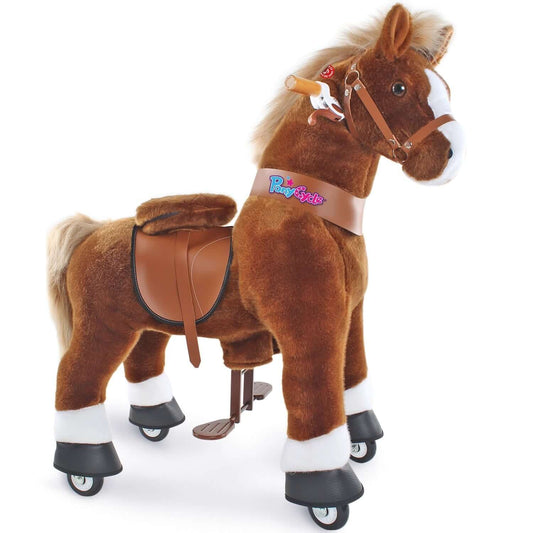 Model U Ride‑On Pony Toy Riding Horse Age 4‑7 Brown