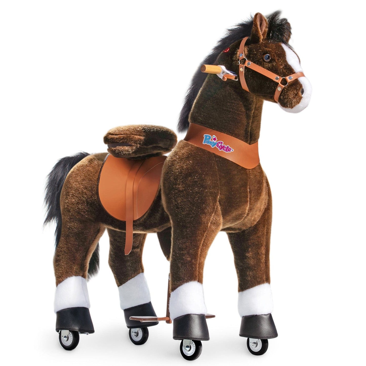 PonyCycle® Large Ride On Horse - Chocolate