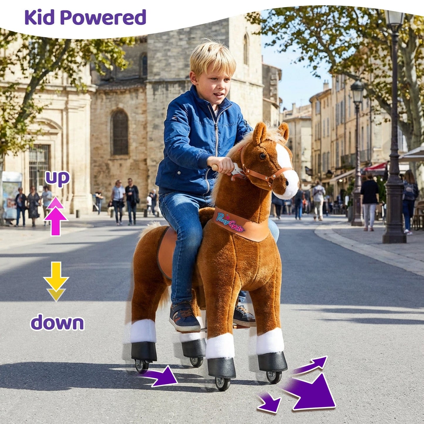 Model U® Horse Ride-On Toy Age 7+ – Brown