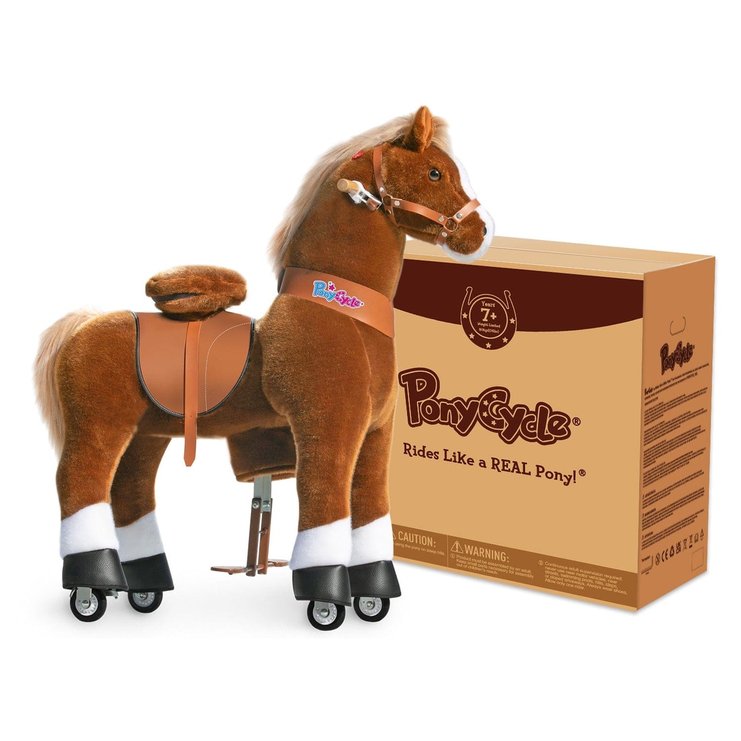 Model U® Horse Ride-On Toy Age 7+ – Brown