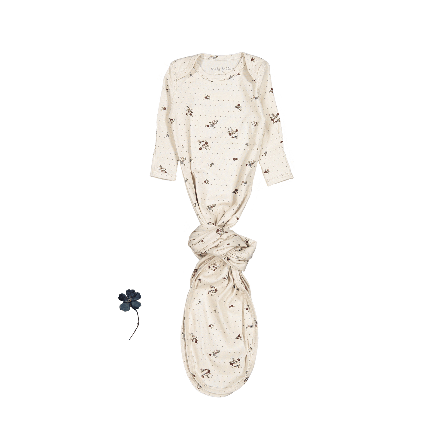 The Printed Baby Gown - Vintage Floral