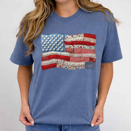 *Vintage American Flag Tee