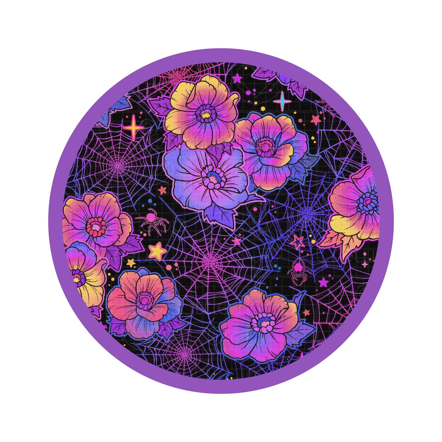 Halloween | Violet Webs | Bamboo Two-Piece Pajamas