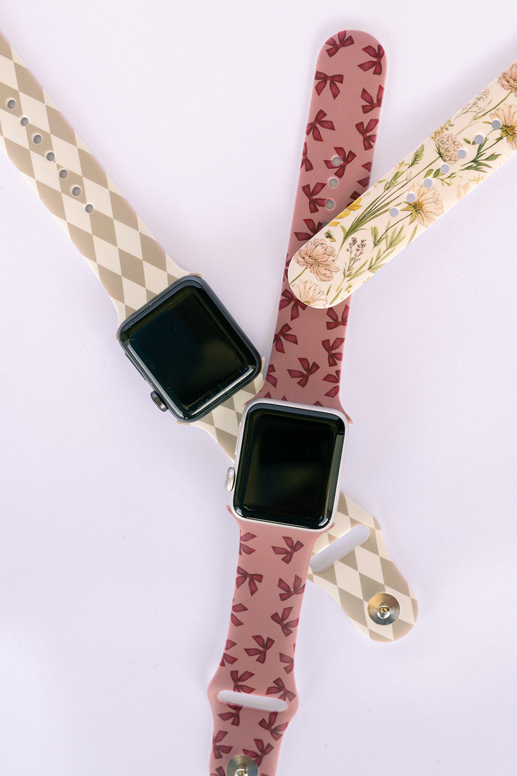 Bordeaux Bows Watch Band