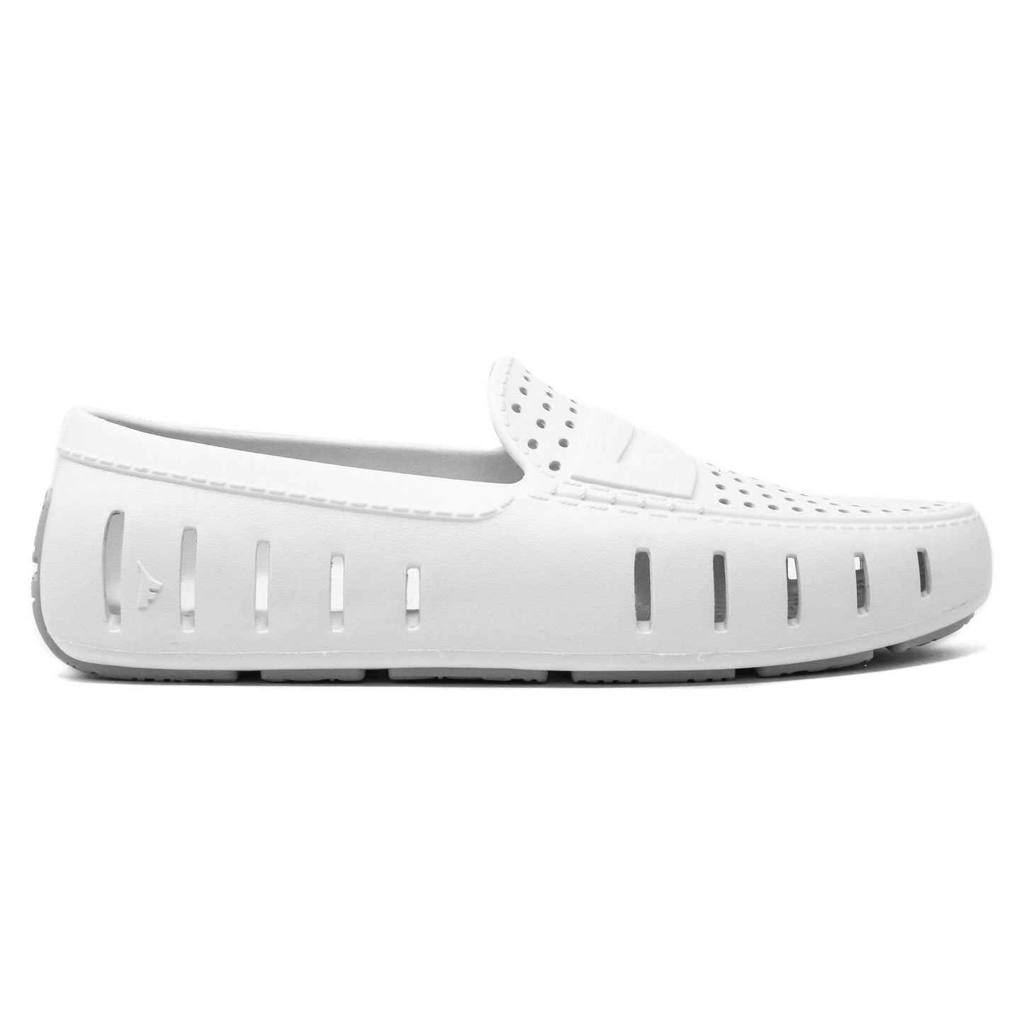 Men's Country Club Bright White Harbor Mist Gray Loafers