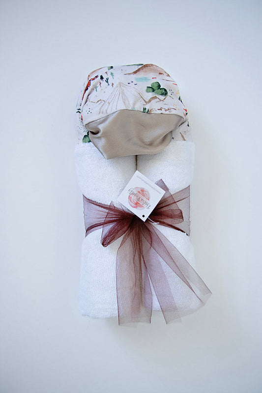 Western Wyatt | Luxe Bamboo Hooded Baby Bath Towel