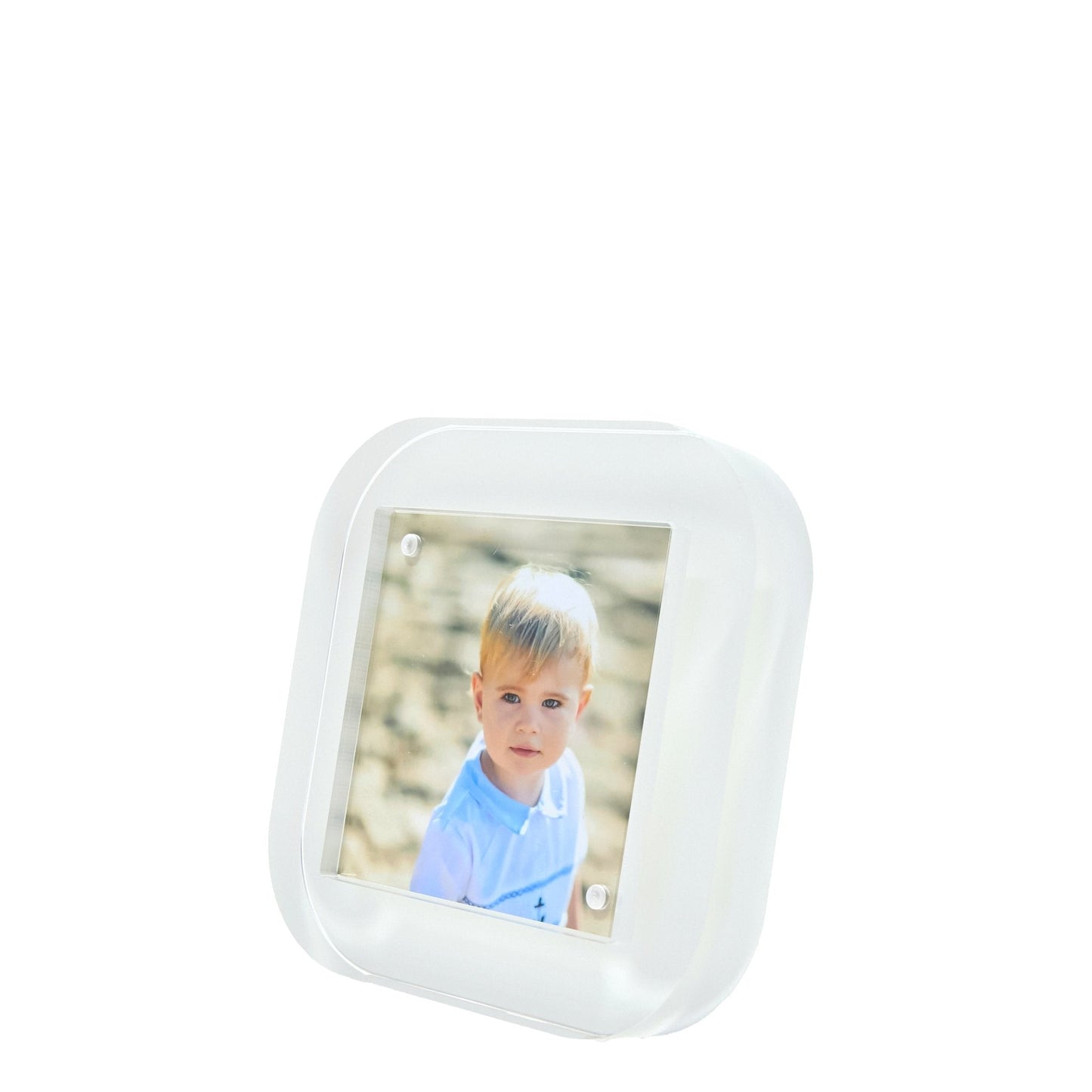 White Acrylic 4" x 4" Pop Frame