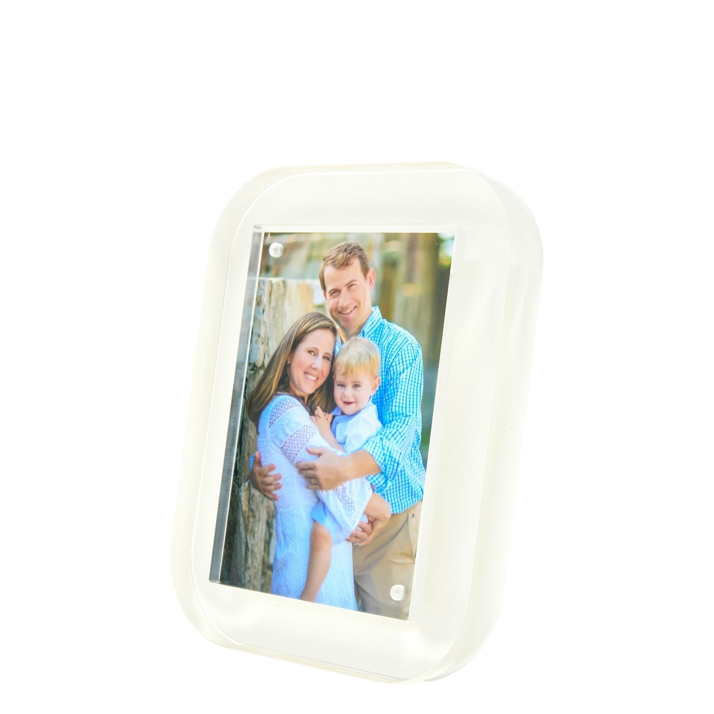 White Acrylic 4" x 6" Pop Frame