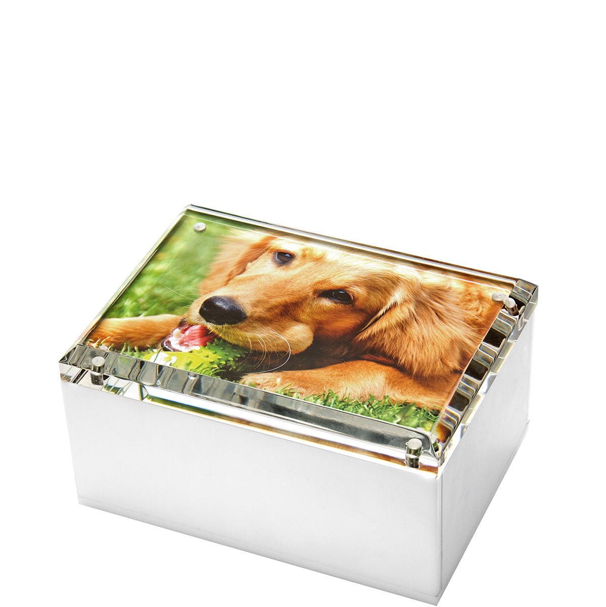 White Acrylic 5" x 7" Photo Box