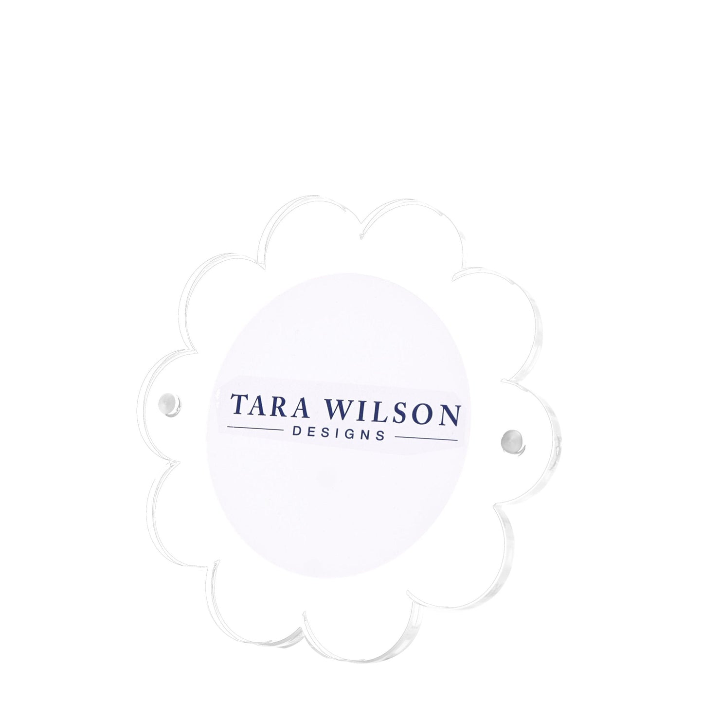 White Acrylic Daisy Frame