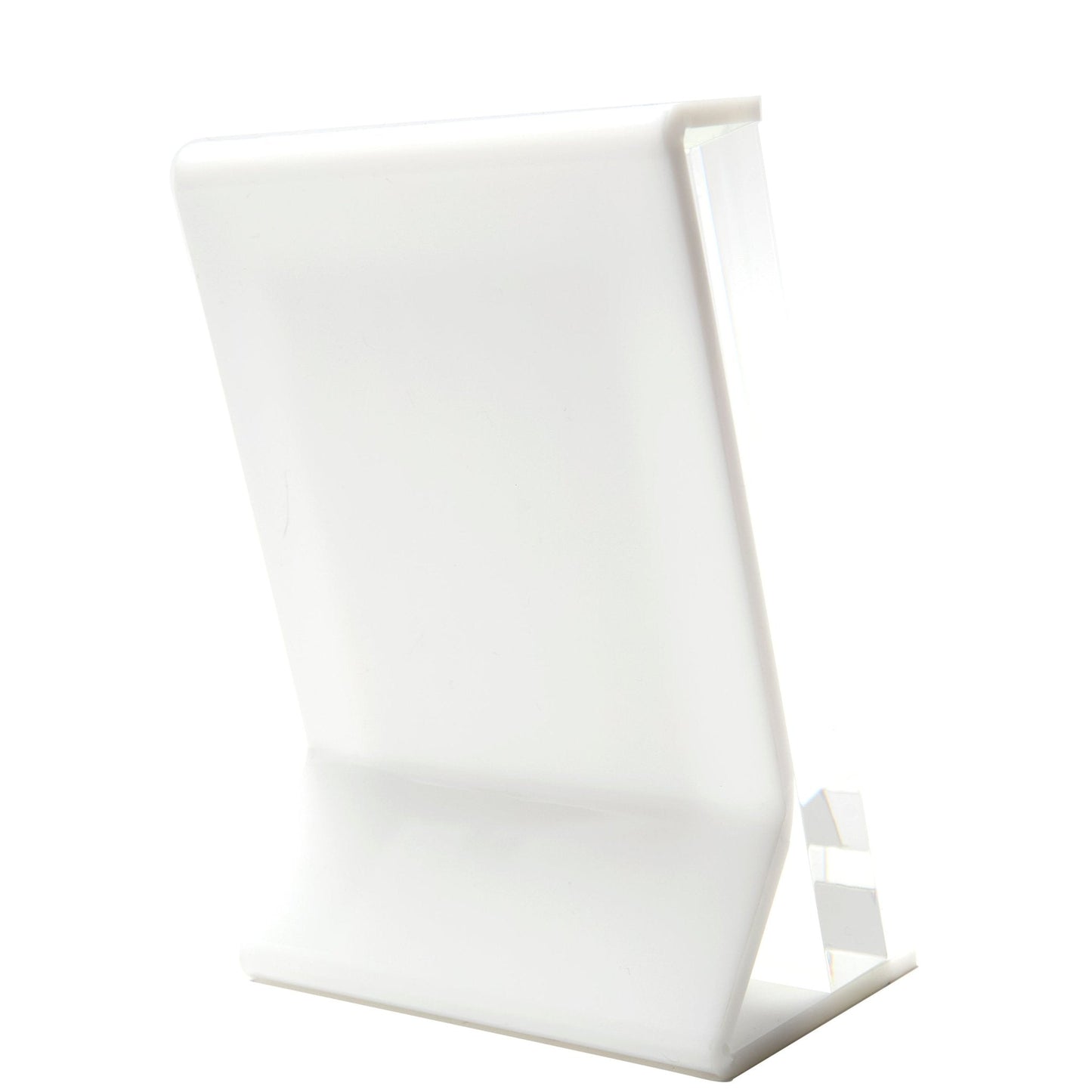 White Acrylic Retro Frame
