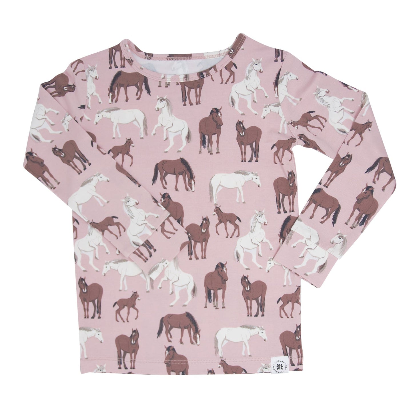 Wild Horses Big Kid Pajama Set