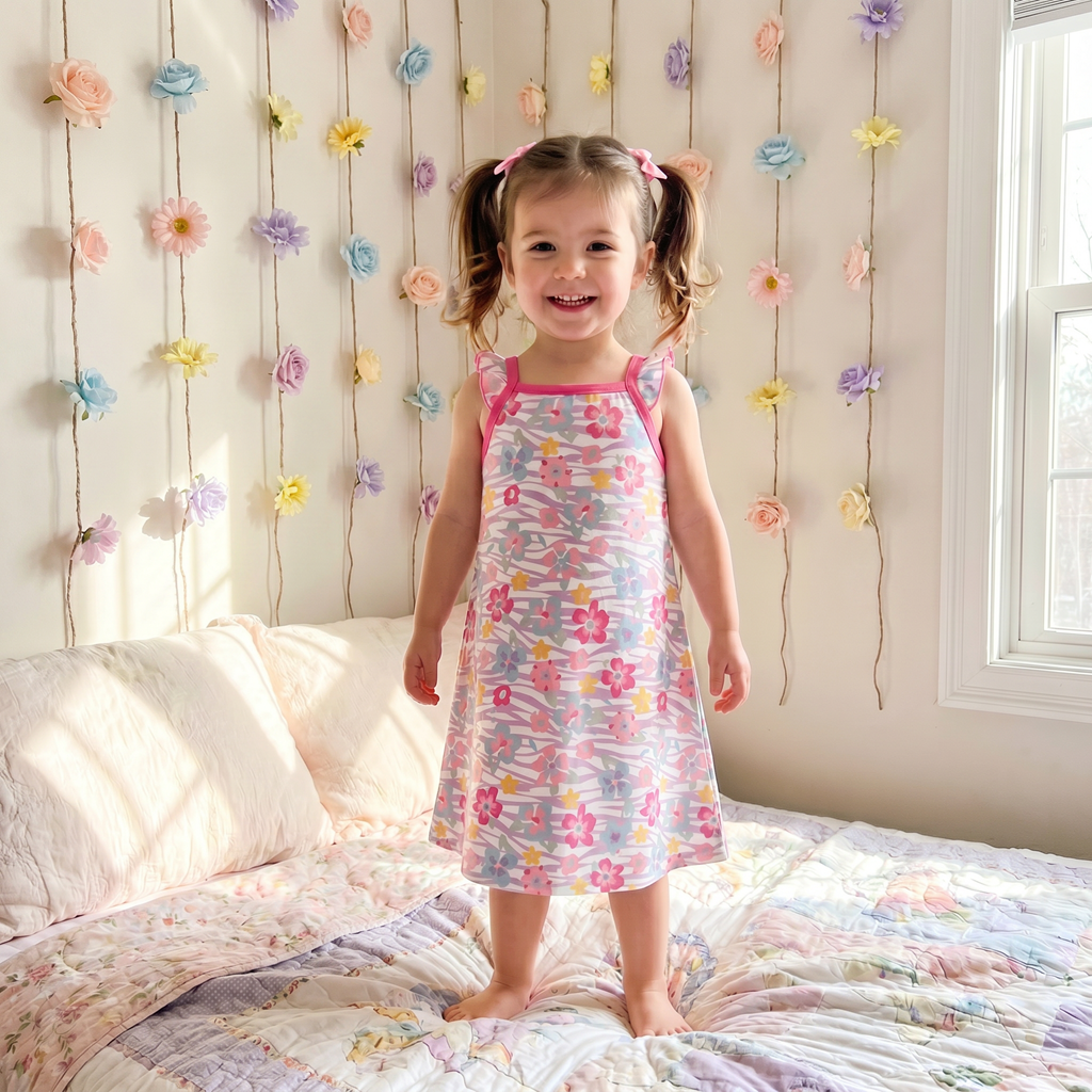 Wildflower Wishes Flutter Sleeve Dress