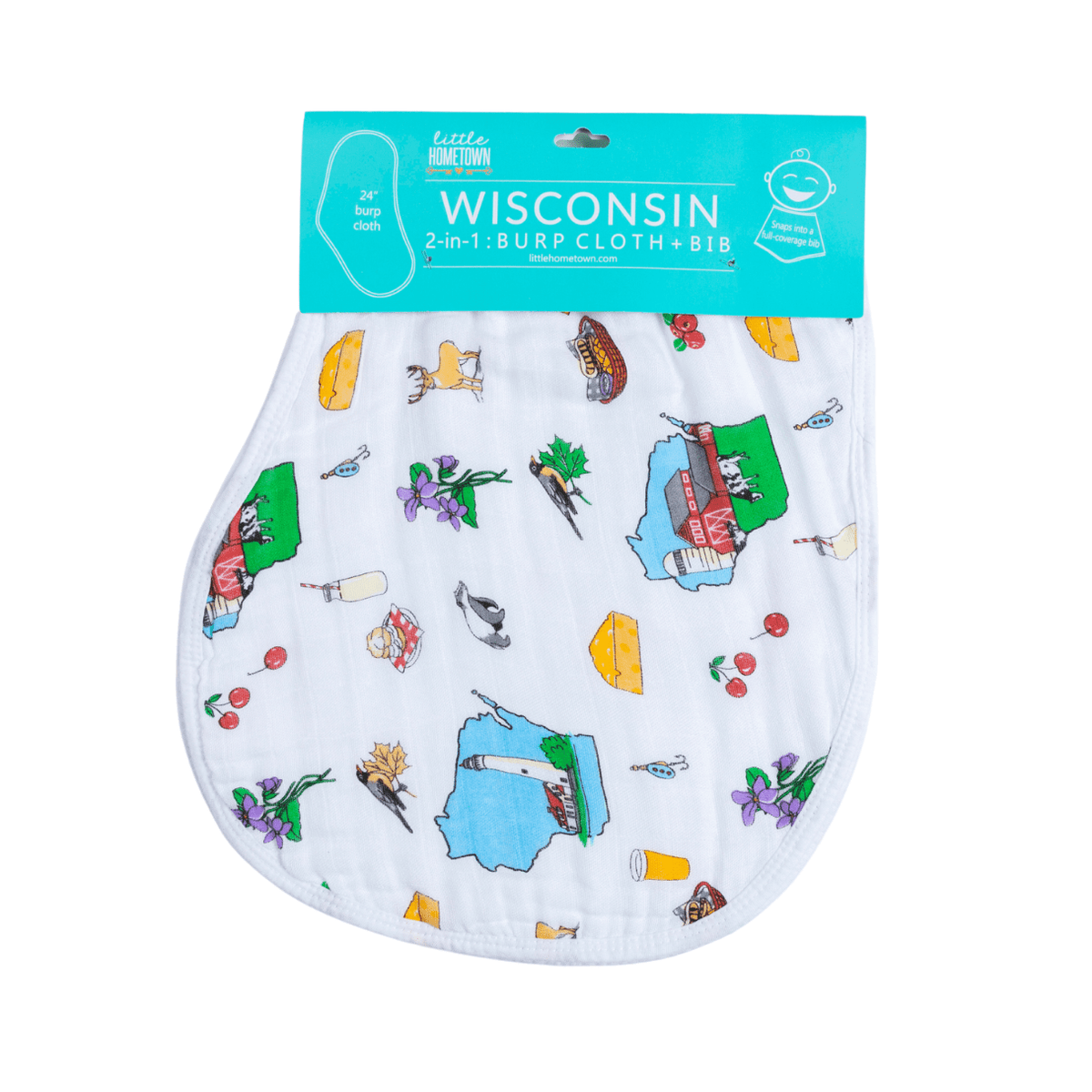 Wisconsin Baby Gift Bundle Baby Shower Essential for Newborn