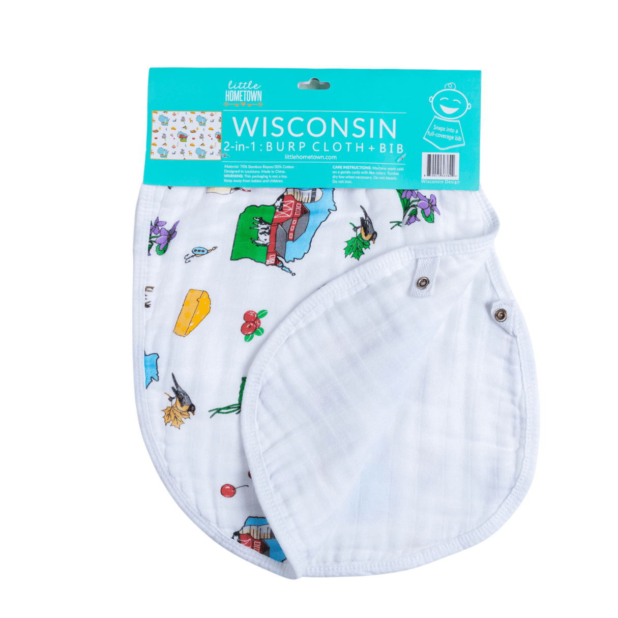 Wisconsin Baby Gift Bundle Baby Shower Essential for Newborn