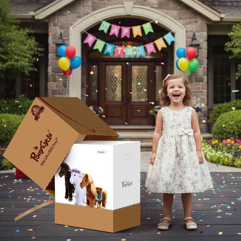 Model X® Ride on Unicorn for Age 3-4 Purple