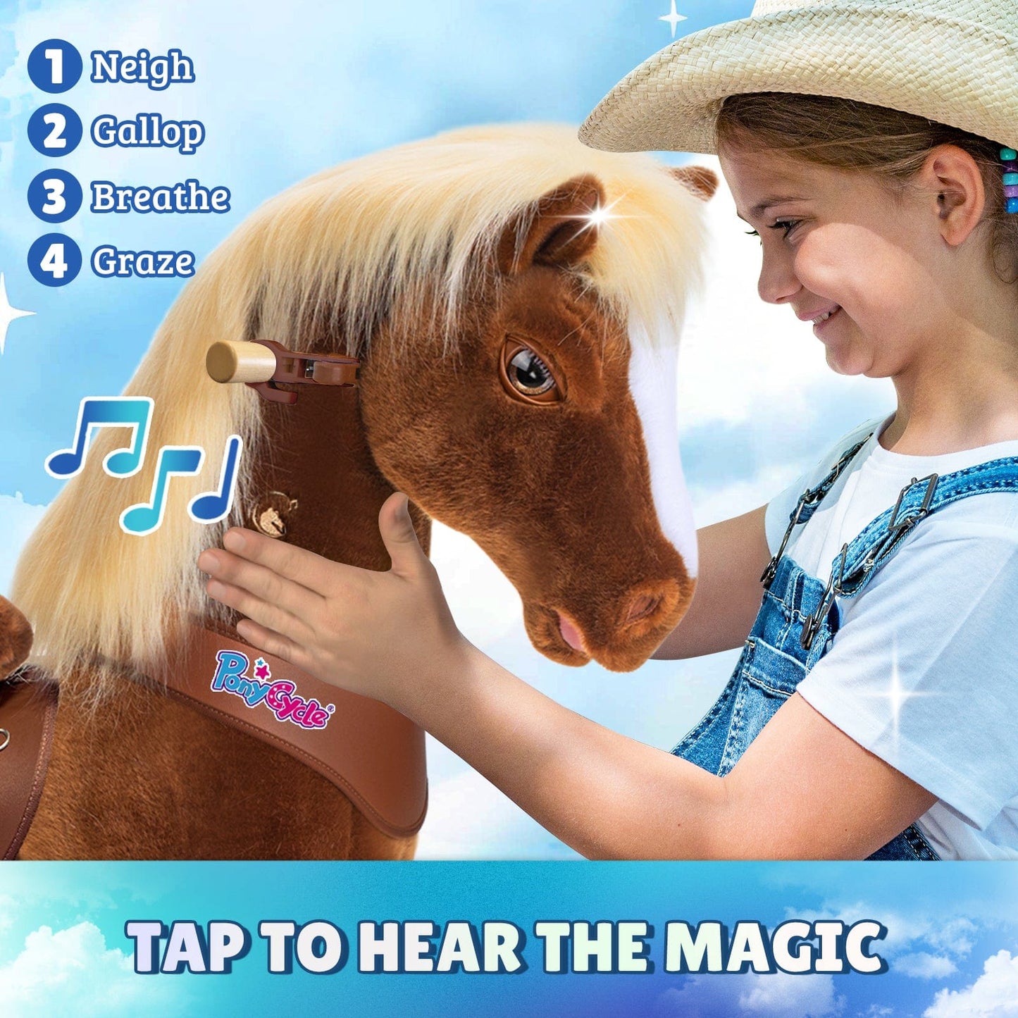 Model Y® Horse Ride-On Toy Age 3–4 – Brown