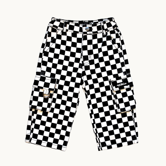 ZIGGY DENIM - BLACK CHECKERS