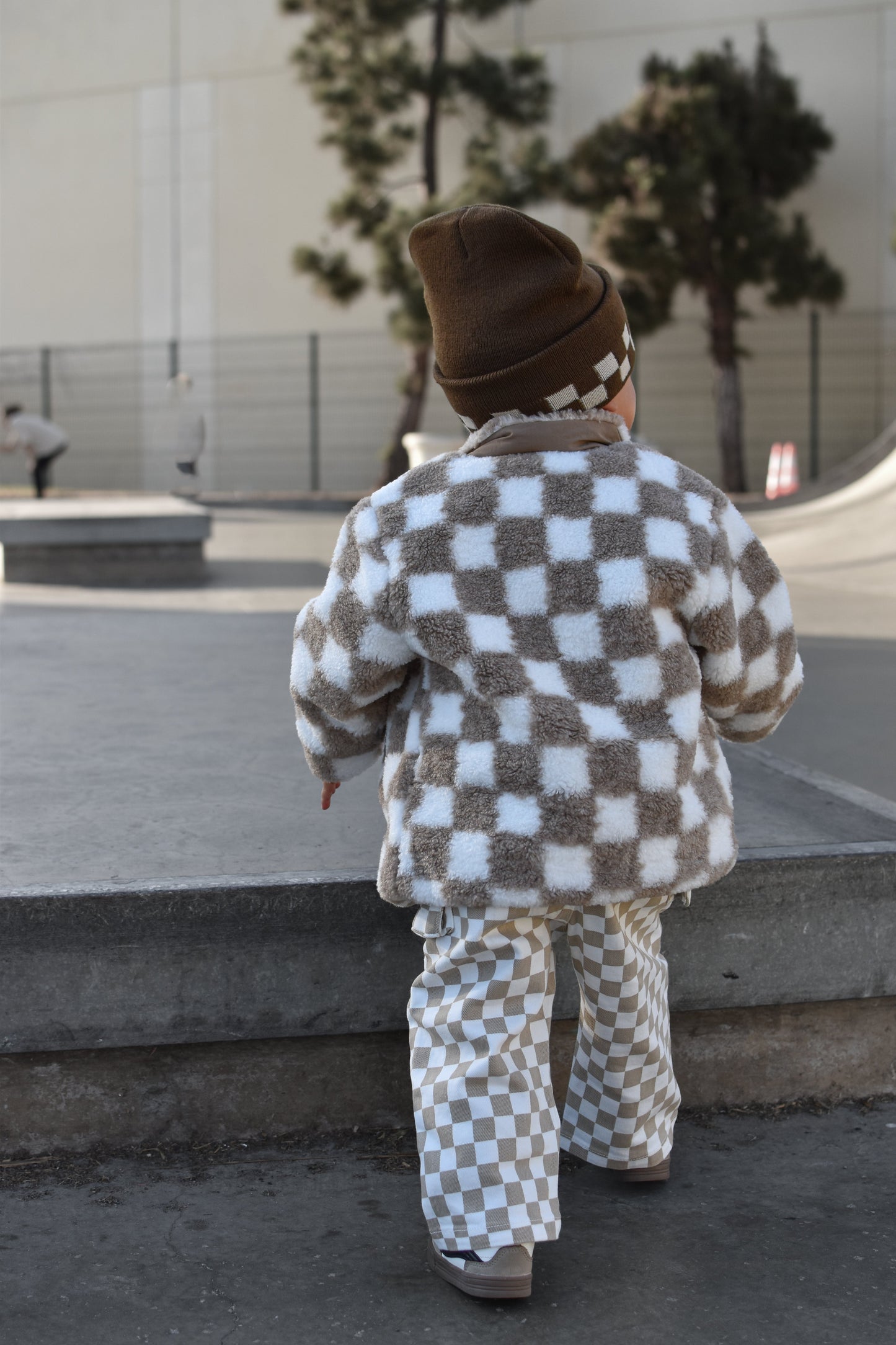 ZIGGY DENIM - OAT CHECKERS