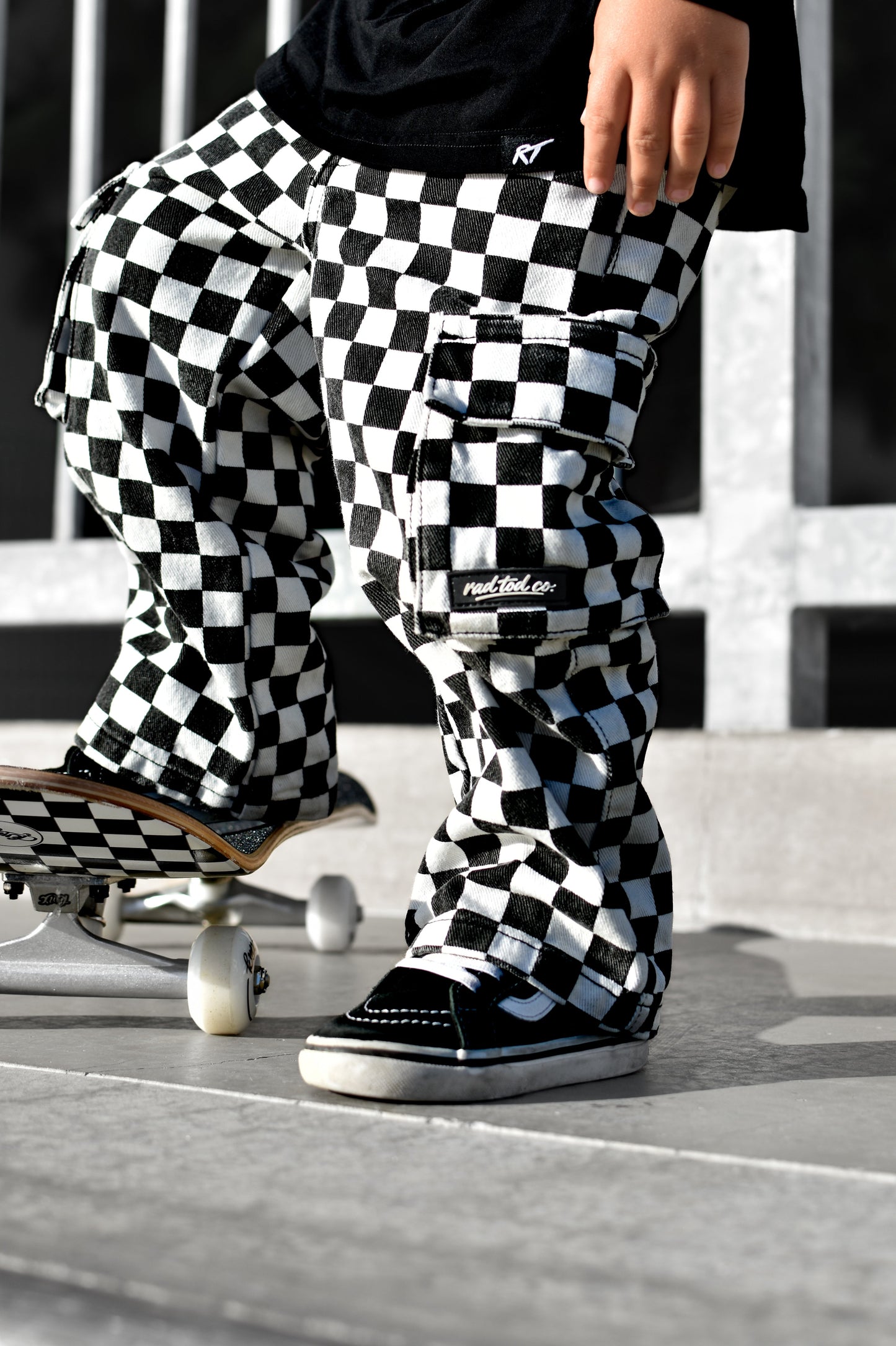 ZIGGY DENIM - BLACK CHECKERS
